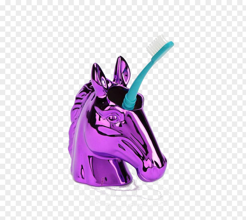 Toothbrush Unicorn Toothpaste Tooth Brushing Bathroom PNG