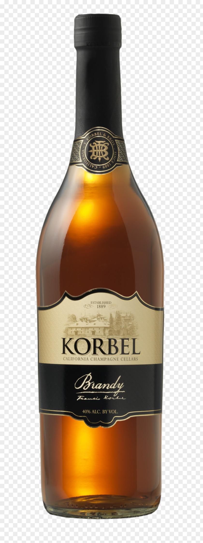 Brandy Bottle Image Korbel Champagne Cellars Distilled Beverage Wine Beer PNG