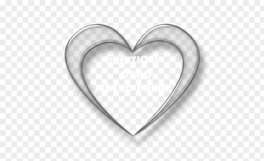Metal Silver Love Background Heart PNG