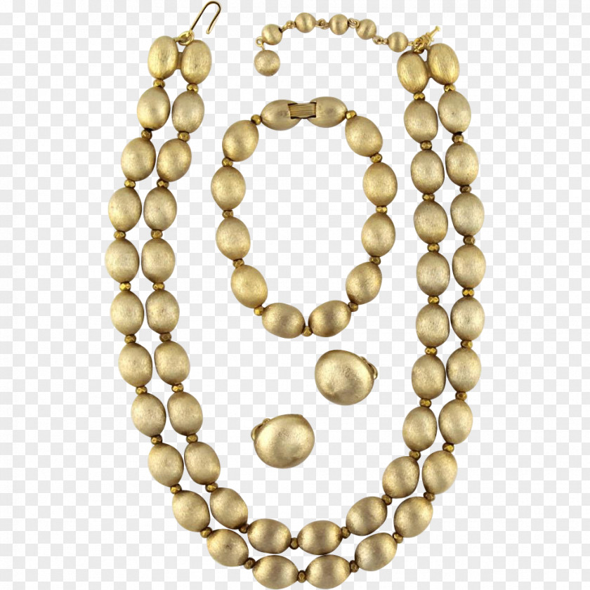 Necklace Earring Pearl Parure Jewellery PNG