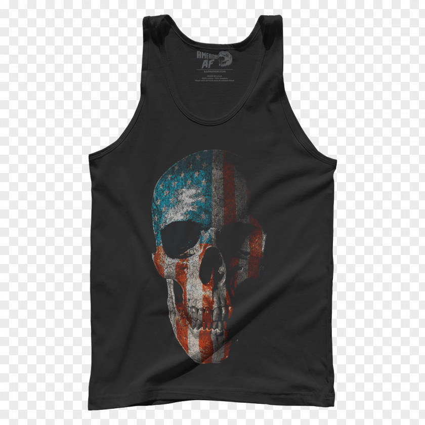 T-shirt Sleeveless Shirt Gilets Skull PNG