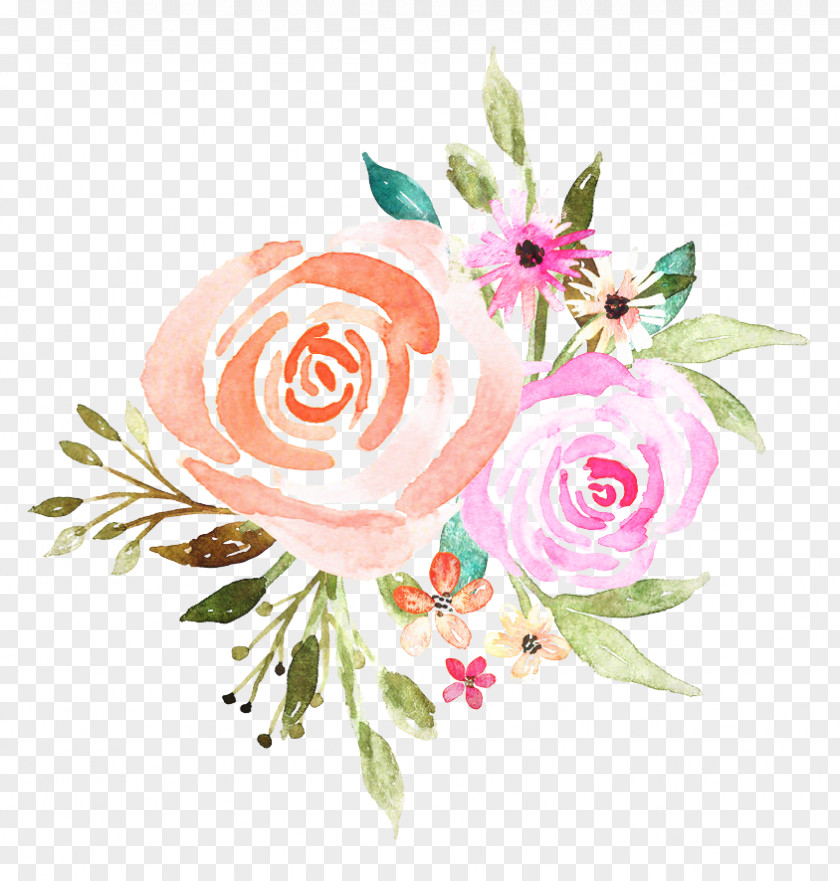 Watercolor Painting Art Flower Floral Design PNG