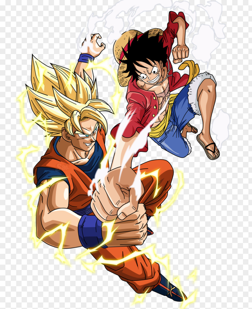 LUFFY Goku Monkey D. Luffy Vegeta Usopp T-shirt PNG