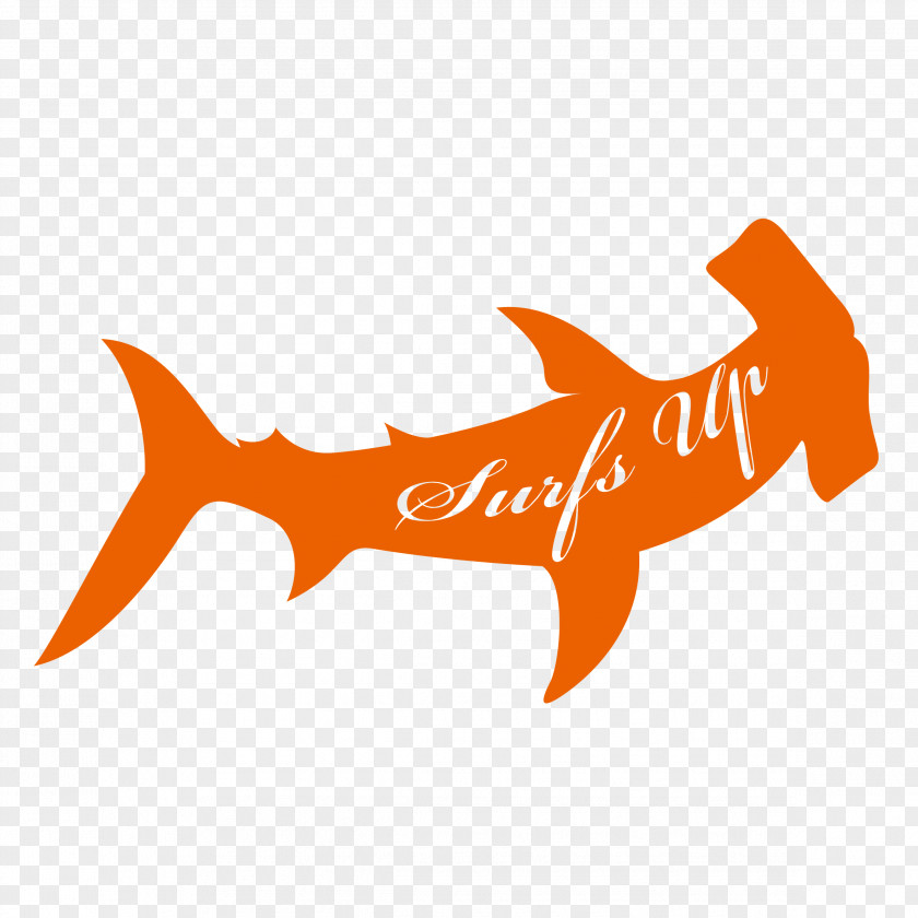 Shark Surf Logo Surfing Illustration PNG