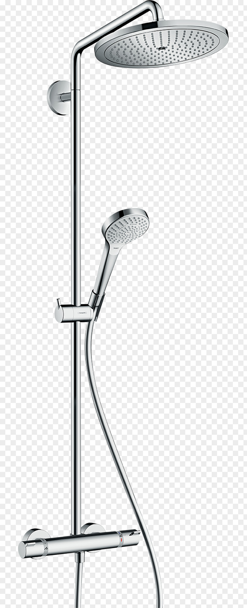 Shower Hansgrohe Thermostatic Mixing Valve PNG