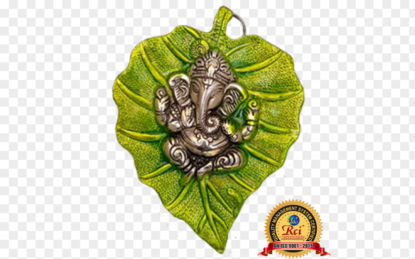 Ganesh Ganesha Leaf Green Color PNG