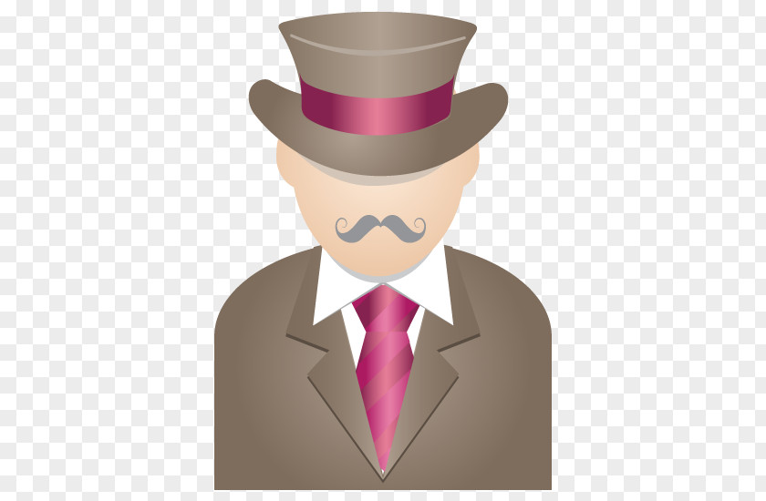 Gentleman Avatar User PNG