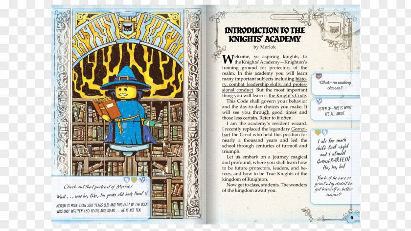 Knight The Knights' Code LEGO Book Honour PNG