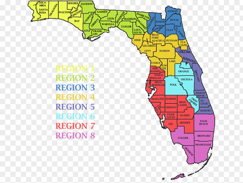 Map Florida Urban Design PNG