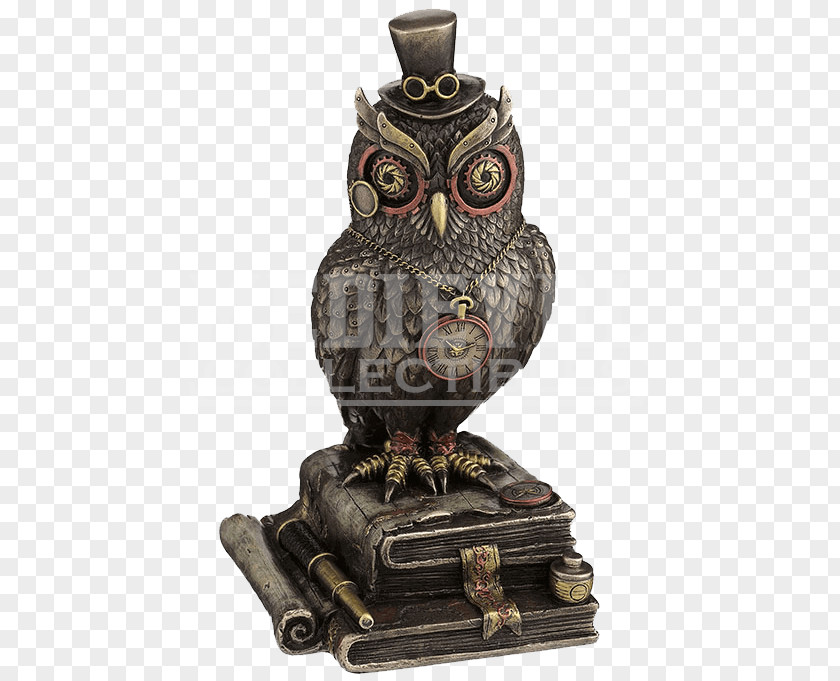Owl Steampunk Fantasy Top Hat Gift PNG