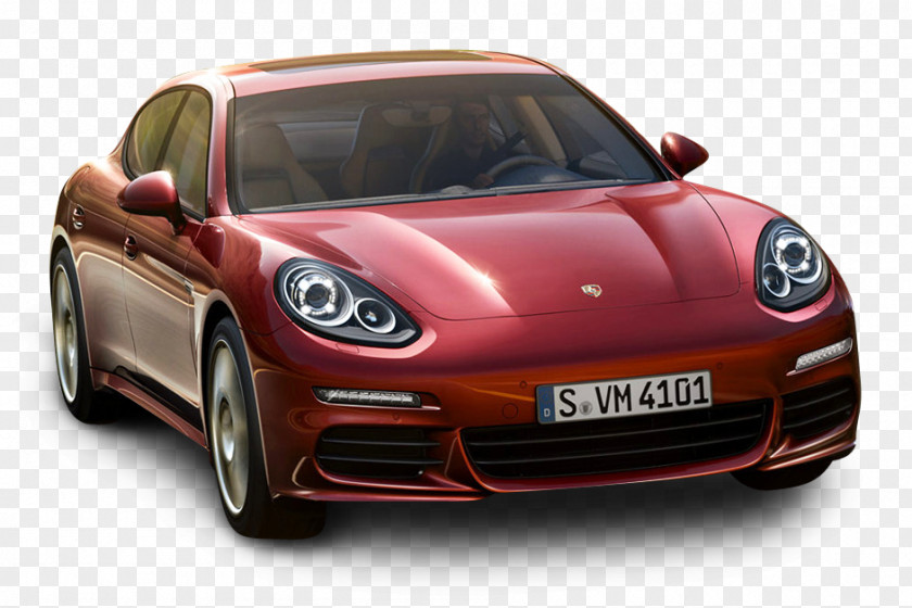 Red Porsche Panamera Car 2015 2018 911 PNG