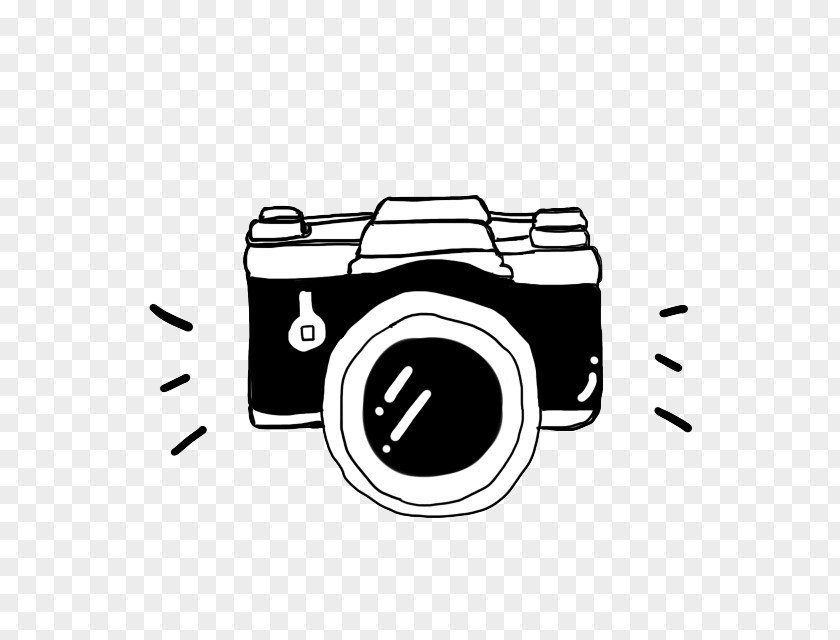 Black Camera Soda Suta Cartoon And White PNG