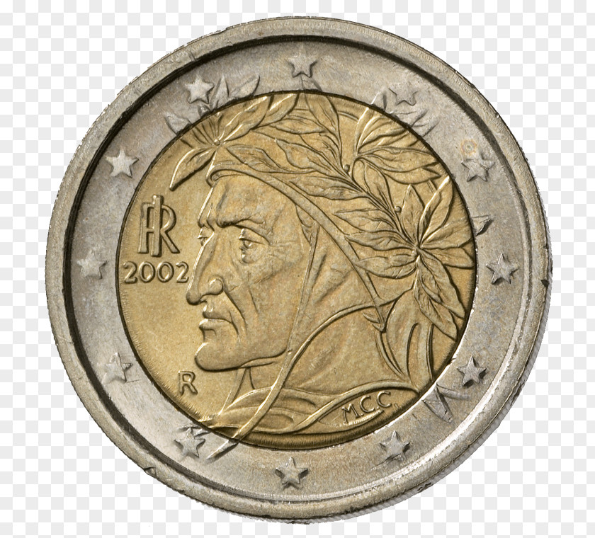 Coin Italian Euro Coins 2 1 Cent PNG