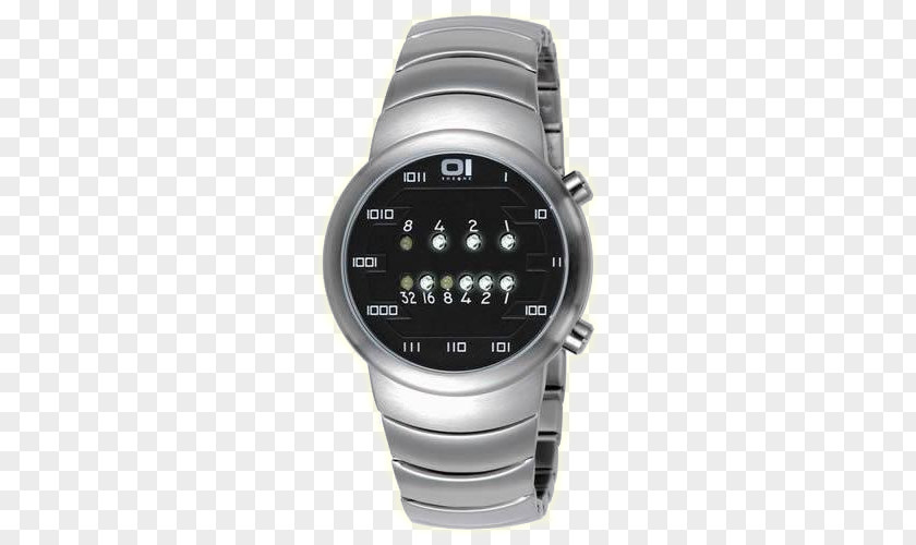 LED Watch Binary Clock Number Bracelet PNG