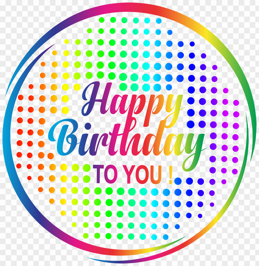 Multicolour Birthday Cake Happy To You Clip Art PNG