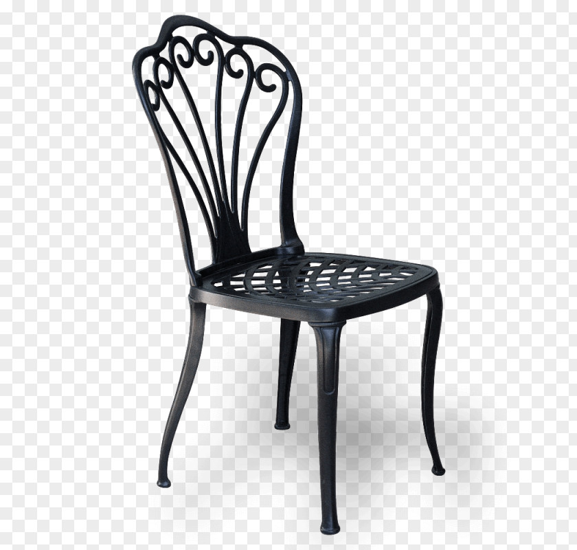 Table Chair Furniture Cast Iron Garden PNG