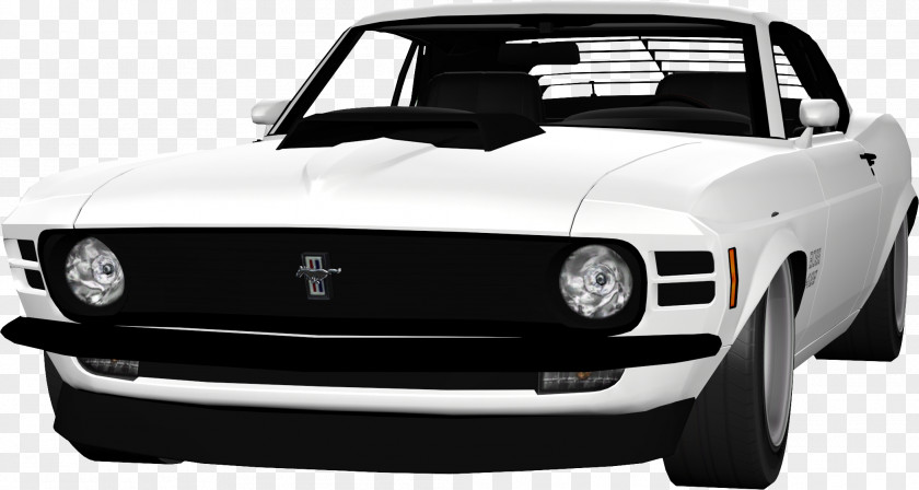 Car First Generation Ford Mustang Mach 1 Boss 429 PNG