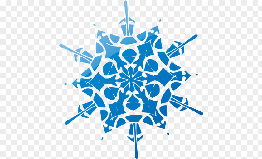 Snowflake Symmetry Pattern Image PNG