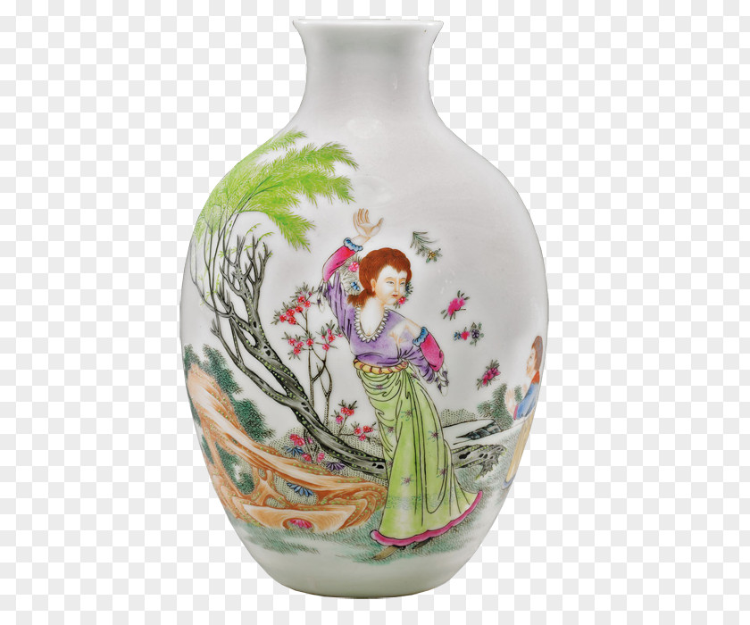 Vase Porcelain Flowerpot Ceramic Houseplant PNG