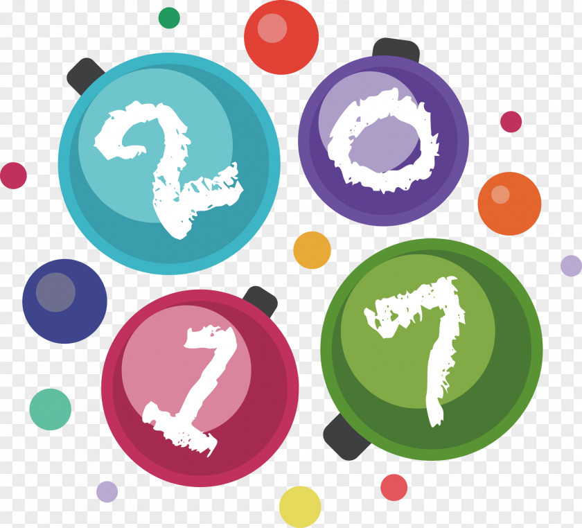 2017 Colored Bubbles Free Creative Word AI Logo Graphic Design Illustration PNG