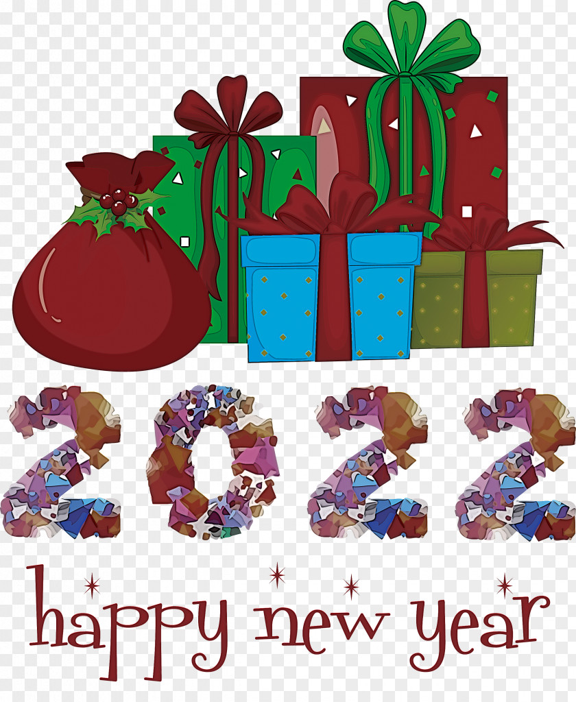 2022 Happy New Year PNG