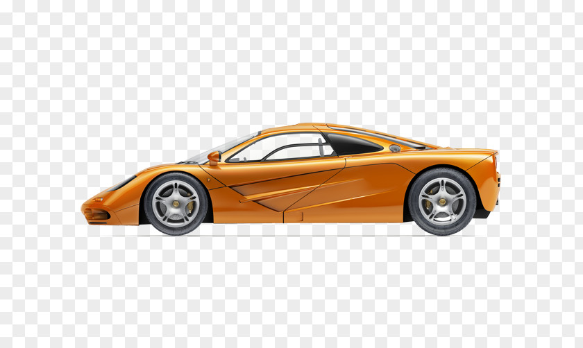 New Sports Car Yellow McLaren Automotive F1 P1 PNG