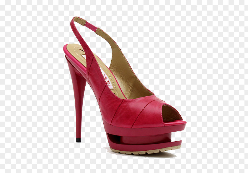 Qian Ma Can Lorenz Red Fish Head High Heels High-heeled Footwear Shoe PNG