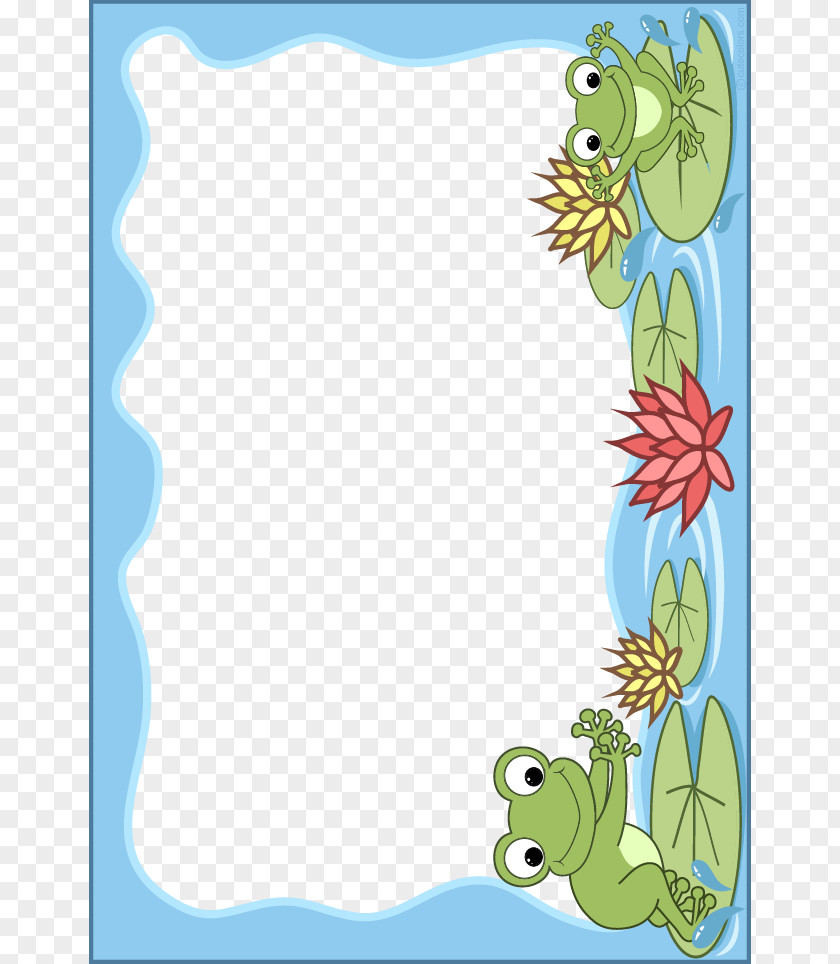 School Cliparts Frog Picture Frame Scrapbooking Cuteness Clip Art PNG