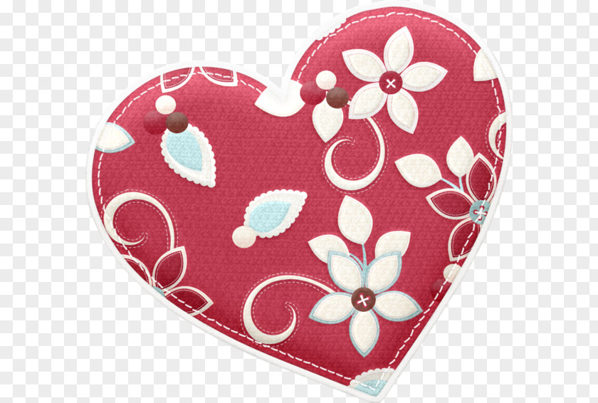 Valentine's Day Heart Blog Clip Art PNG