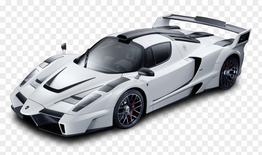 White Ferrari Enzo Racing Car Sports Porsche Gemballa PNG