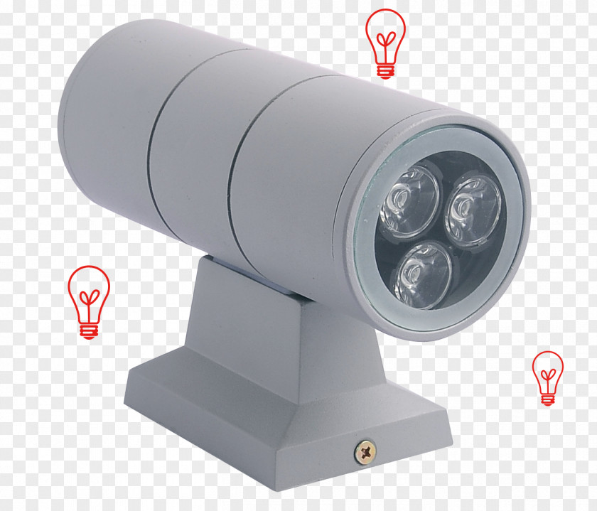 Gray Projection Lamp Electric Light LED PNG