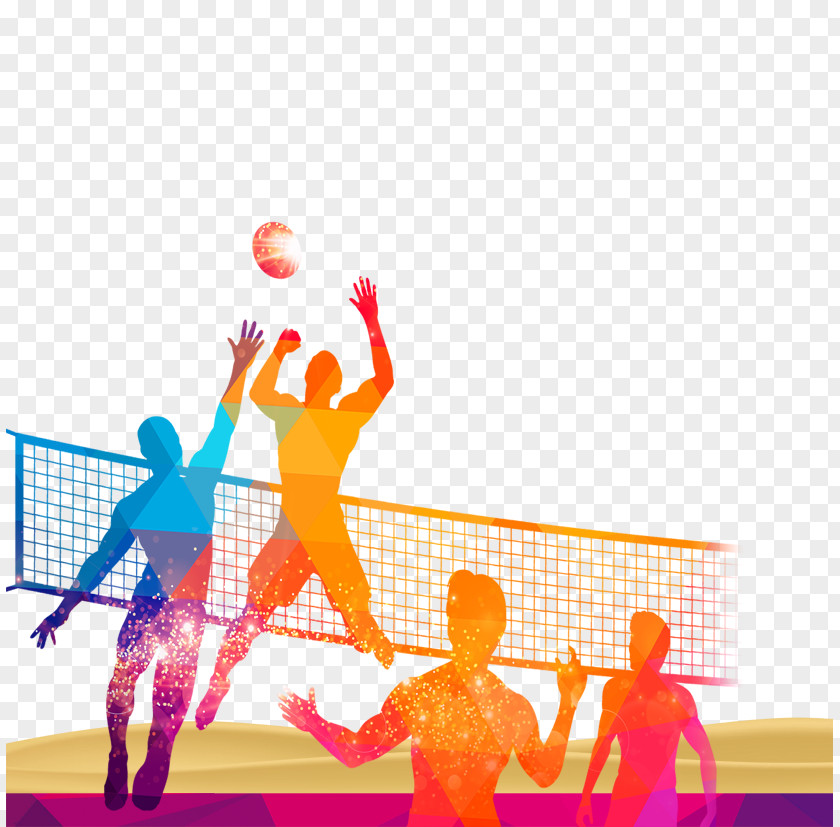 Volleyball Material Download Sport Poster PNG