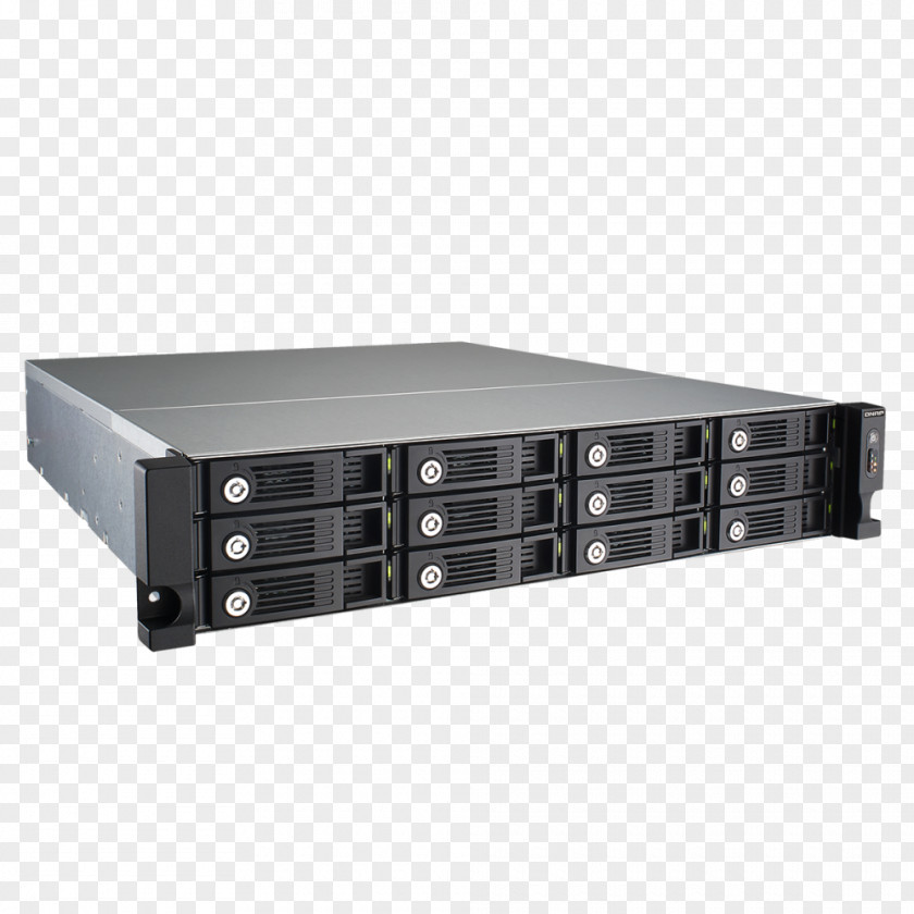 Hard Drives Network Storage Systems QNAP 12-Bay RAID Expansion UX-1200U-RP Serial ATA PNG