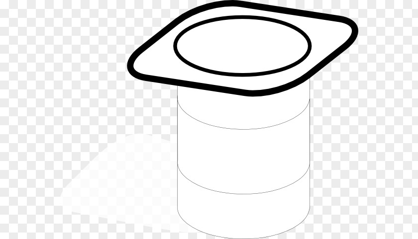 Yogurt Vector White Line Art PNG