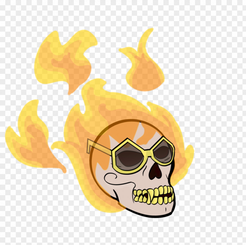 Flame Skull Pursuit Clip Art PNG