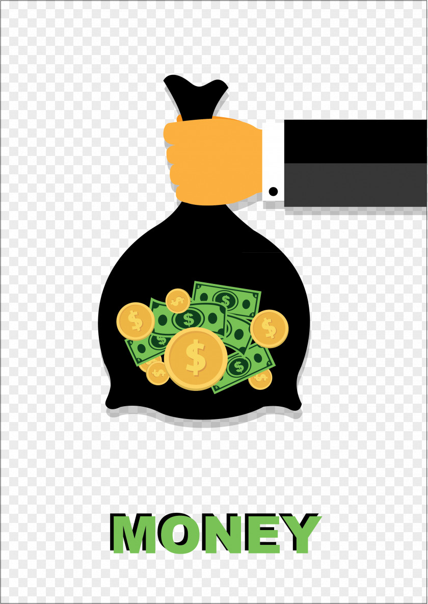 Holding Purse Money Bag Euclidean Vector PNG