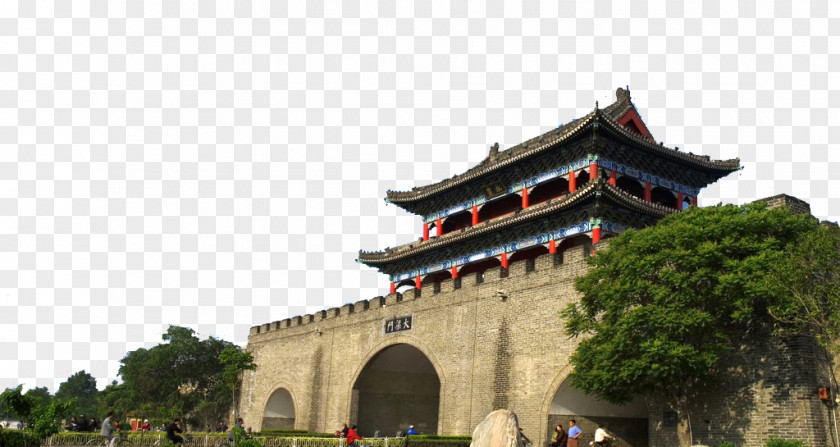 Kaifeng City Gate Luoyang U5f00u5c01u57ceu5899 Iron Pagoda Yellow River PNG