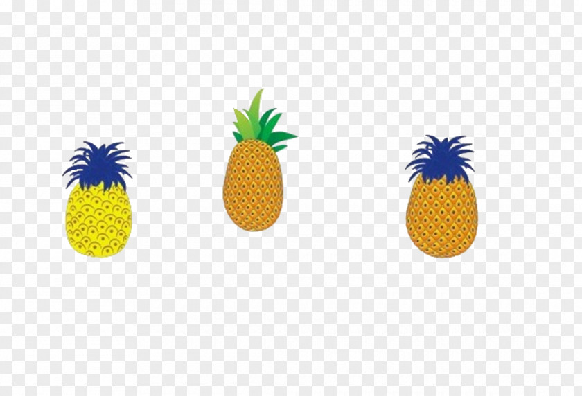 Pineapple Coconut Watercolor Painting PNG