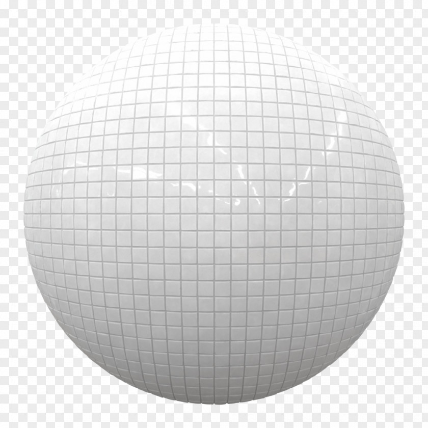Shiny Material Tile Sphere Product Design PNG