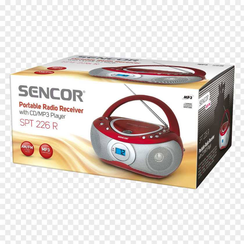 SPT 227 BAntene SENCOR 226 R 35039636 Boombox CD/MP3/USB Sencor PNG