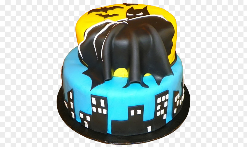 Cake Shop Birthday Batman Frosting & Icing Decorating PNG