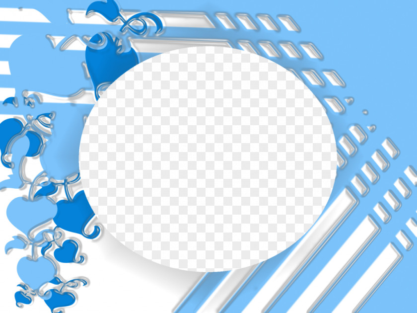 Floor Space Frame Picture Material Blue PNG