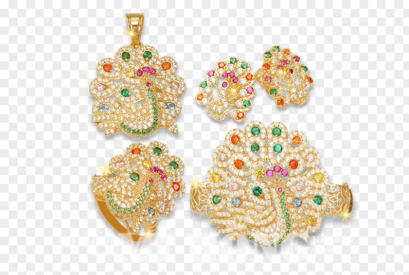 Jewellery Earring Gold Pavo PNG
