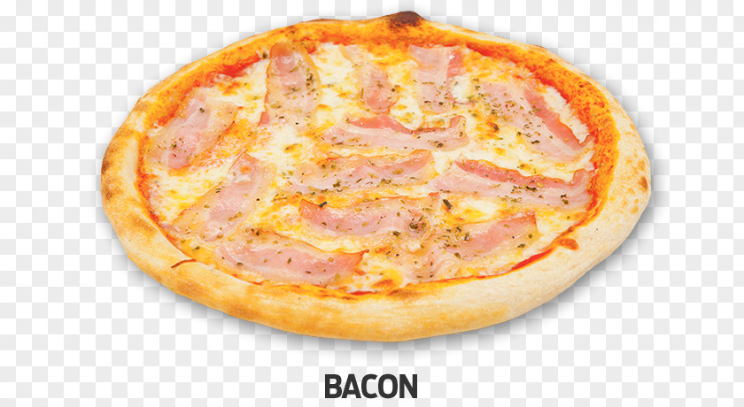 Bacon Pizza California-style Sicilian Tarte Flambée Smoked Salmon PNG