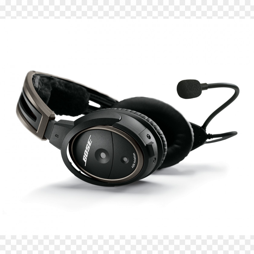 Headphones Headset Active Noise Control Bose Corporation A20 Aviation PNG