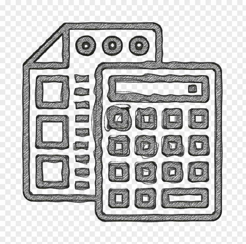 Office Stationery Icon Sheet Calculator PNG
