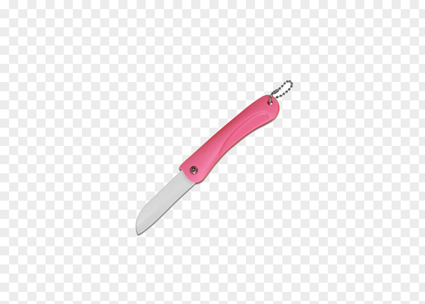 Peel Fruit Knife Ceramic Folding Never Rust Pink Weapon Pattern PNG