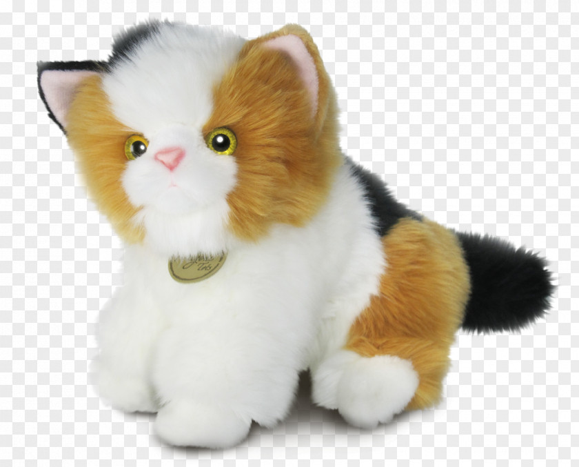 Cat Whiskers Domestic Short-haired Stuffed Animals & Cuddly Toys Calico PNG