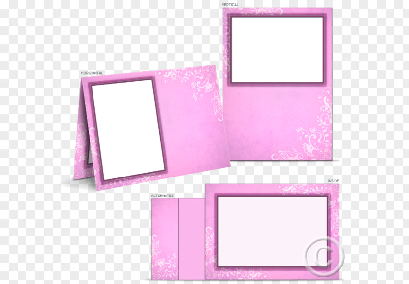 Design Brand Pink M Picture Frames PNG