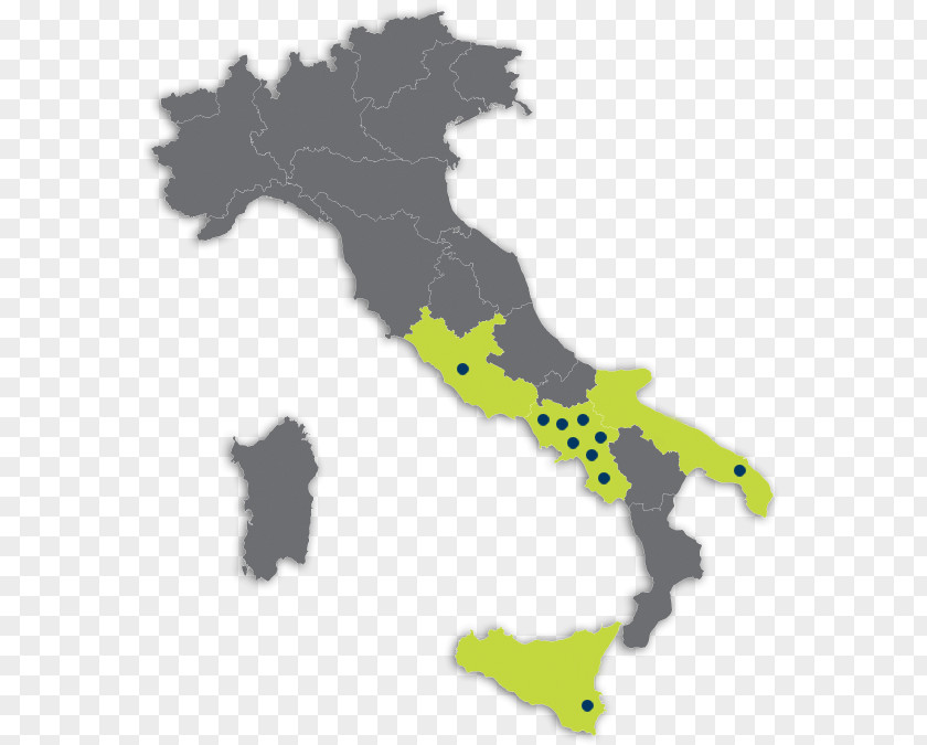 Italy Linguistic Map PNG